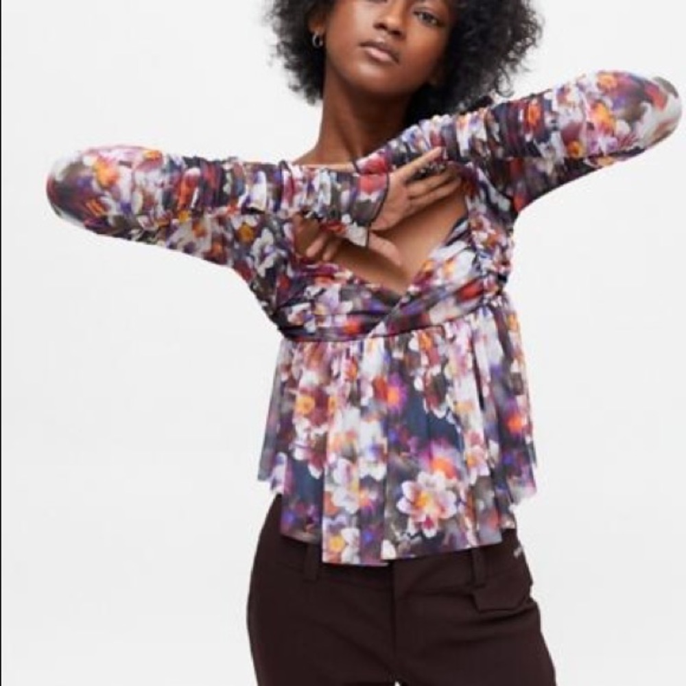 UO carried away blouse